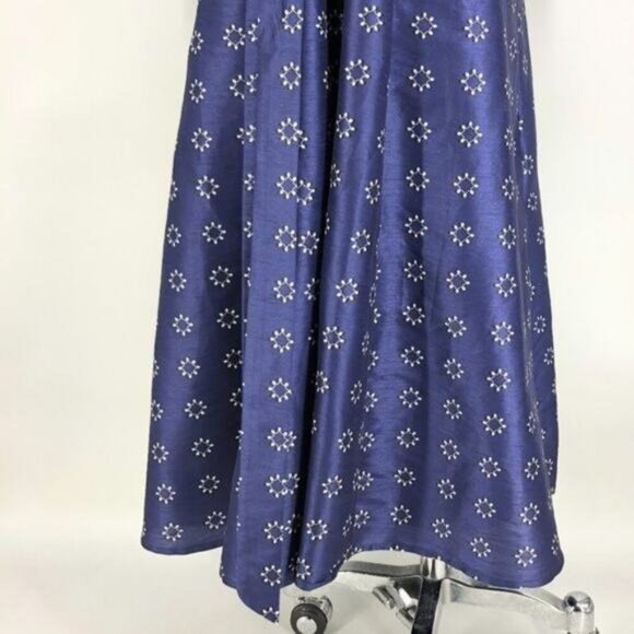 eshakti Wayward Dress Women's Size 3X 24W Blue Midi Length 3/4 sleeve Pockets - Picture 7 of 9